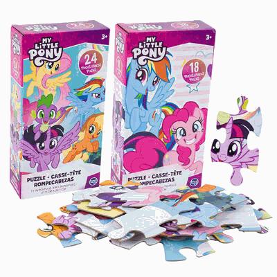 PUZZLE,18&24pc MLP 2AST
