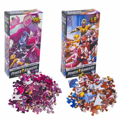 PUZZLE,48 & 100pc POWER RANGER