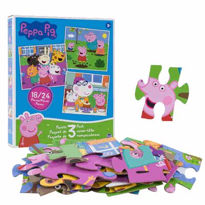 PUZZLE,3pkPEPPA PIG