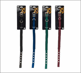 Pet Collar, Small – 4 Assorted Colors