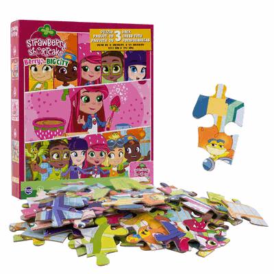 PUZZLE,3pkSTRAWBERRY SHORTCAKE