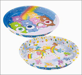 Round Serving Tray 12.25"D – Care Bears Design
