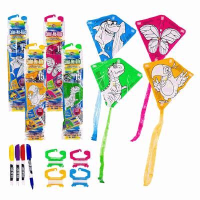 KITE,15"w/4pc MARKERS COLOR-ME