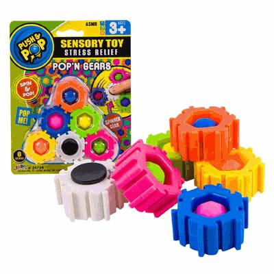 TOY,6pc 7"STRESS RELIEF POP&GE