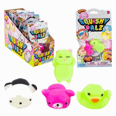 TOY,2pk 7"SQUISHY PALZ inPDQ