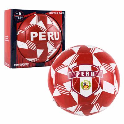 SOCCER BALL,SZ#5 INFLATED PERU