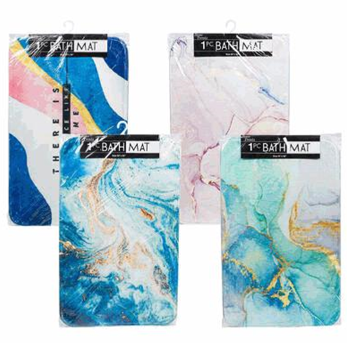 20" x 32" Longhair Bath Mat – 1pc, Plush Non-Slip