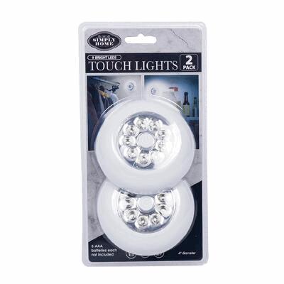 LED LIGHT,2pk 4"TOUCH LIGHT 9