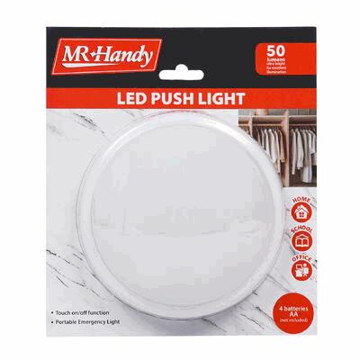 LED PUSH LIGHT,6"20LM OP