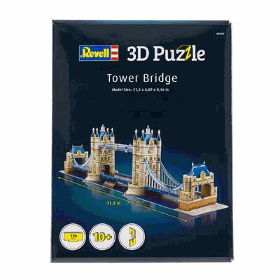 PUZZLE,120pc 31"L 3D TOWER BRI