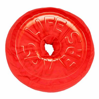 PLUSH PILLOW,10" CANDY SHP LIF