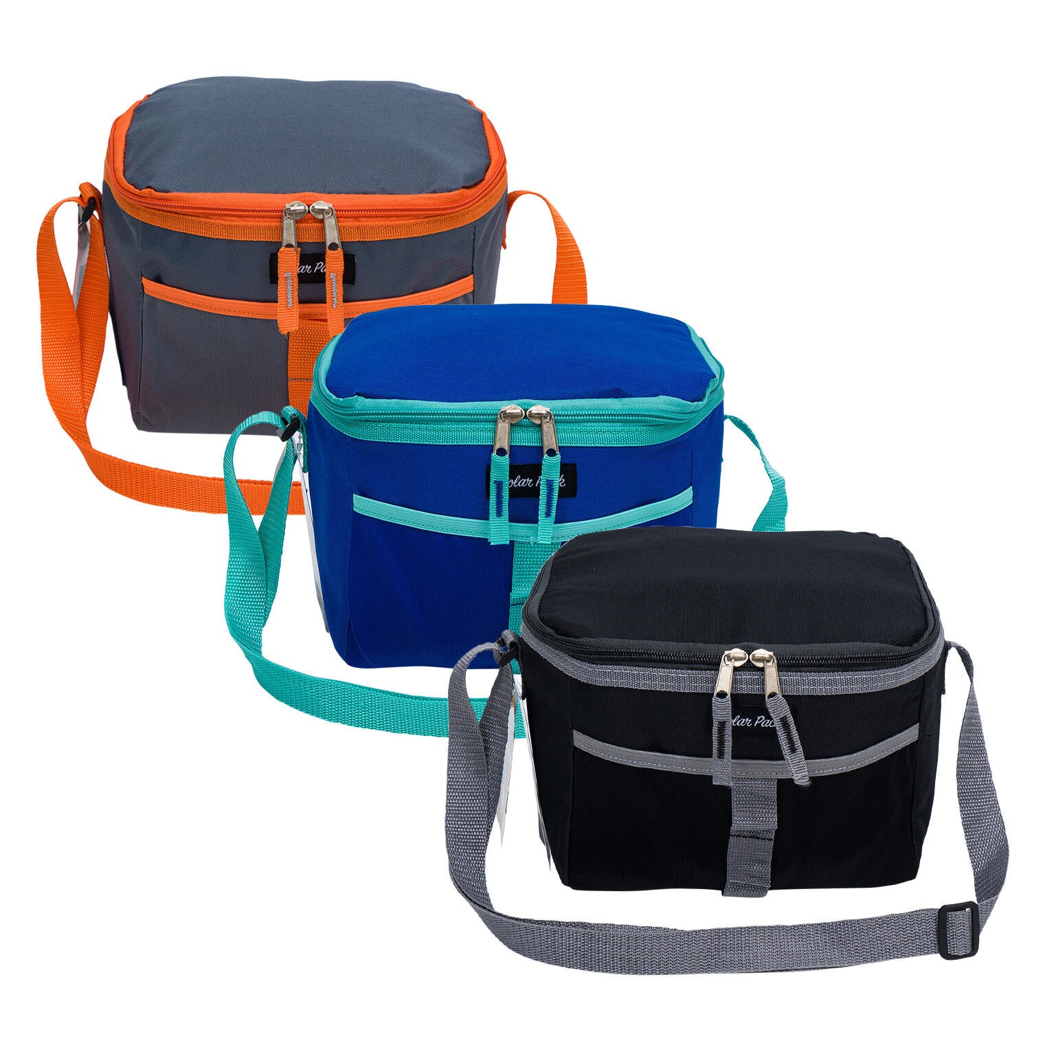 Polar Pack Small Insulated Cooler Bag  6-Can  Assorted