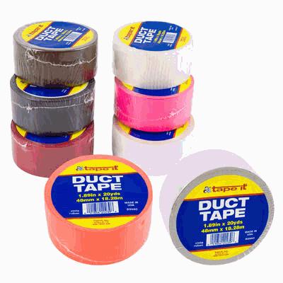 DUCT TAPE,1.89"X20 YRD,ASST CO