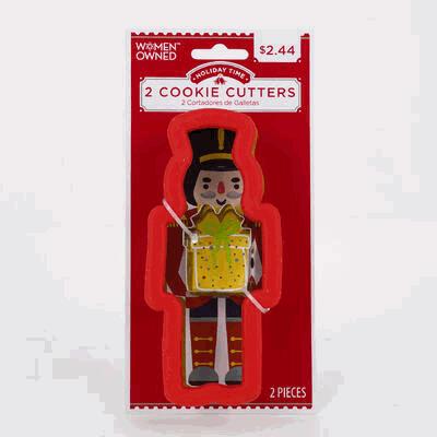 COOKIE CUTTERS,2PC,NUTCRACKER