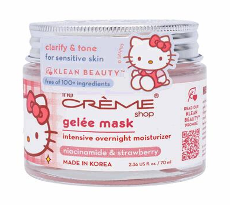 Hello Kitty Niacinamide Facial Gel Mask – Hydrating & Brightening Skincare