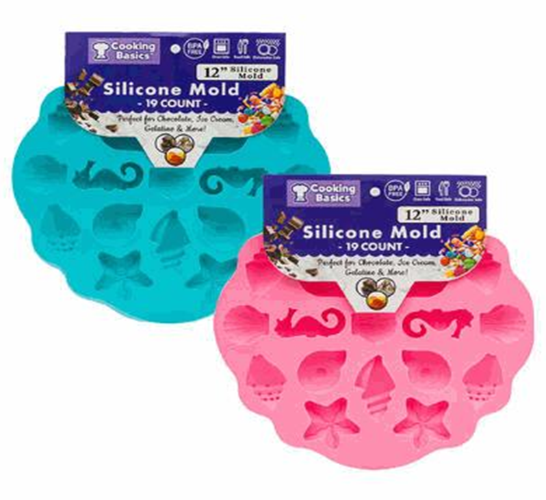 12" Silicone Baking Mold – 2 Pack Assorted Colors
