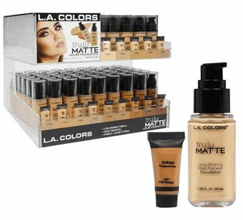 Liquid Foundation 14 Shades – LaColors Display