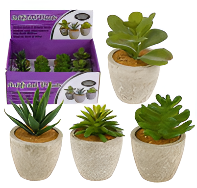 Artificial Succulent Plant 5-Inch Realistic Decorative Greenery