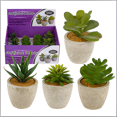 Artificial Succulent Plant 5-Inch Realistic Decorative Greenery