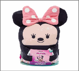 HUGGER&THROW SET,2pcMINNIE FLO