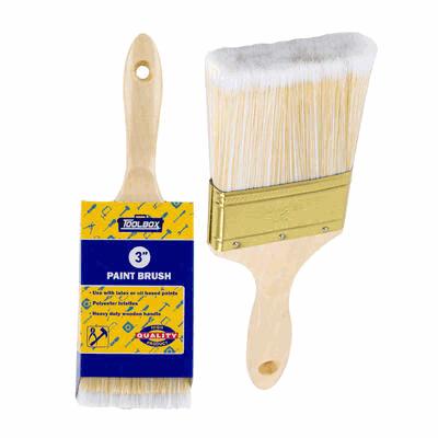 PAINT BRUSH,3"wWOODEN HNDLE