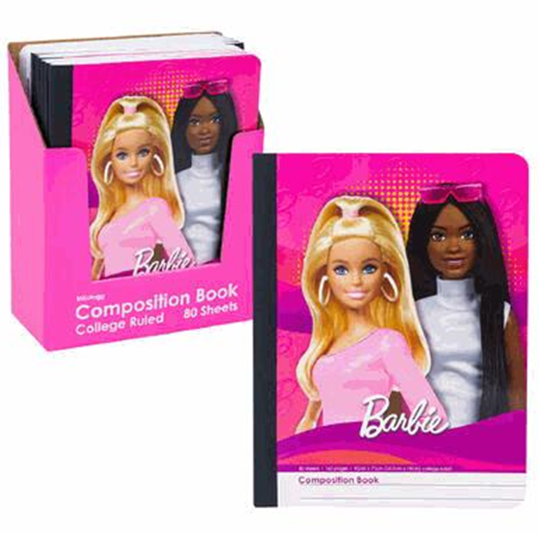 Barbie Themed Composition Notebook – 80 Sheets