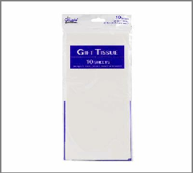 TISSUE PAPER,10sheet WHITE