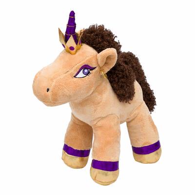 PLUSH,11"H UNICORN STANDING DI