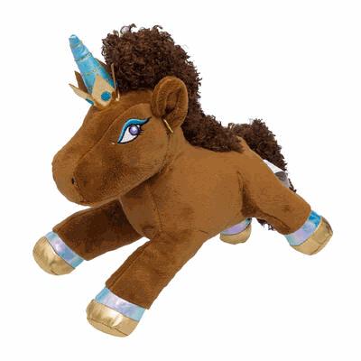 PLUSH,7"H UNICORN LYING UNIQUE
