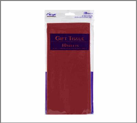 TISSUE PAPER,10sheet RED