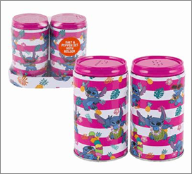 Stitch Salt & Pepper Shaker Set – 4" Height