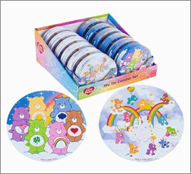 7-Piece Round Coaster Set with Holder – 4.5" Diameter