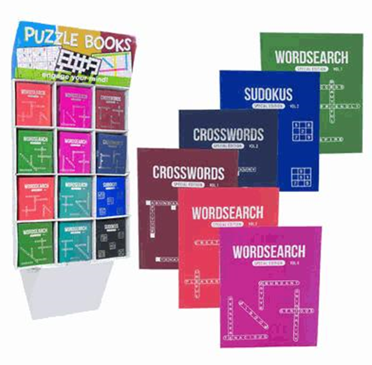 Find a Word Puzzle Book – 80 Pages, 4 Assorted