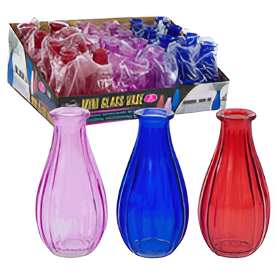 Assorted Glass Vase 5-Inch