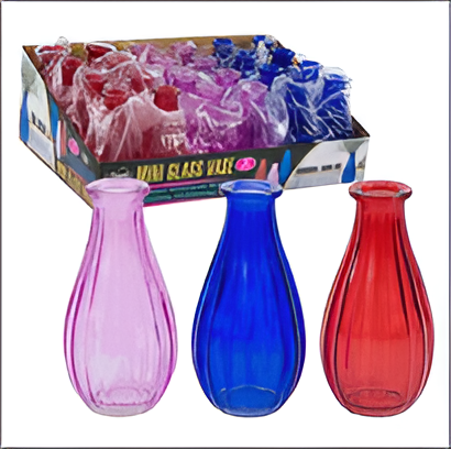 Assorted Glass Vase 5-Inch