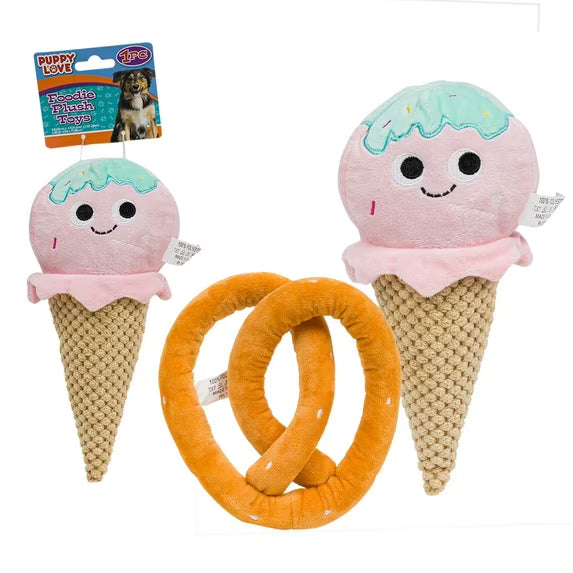PET PLUSH TOY,9"ICECREAM CONE/