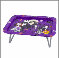 LAP TRAY DESK, 17"L RECT NIGHTMARE BEFORE XMAS