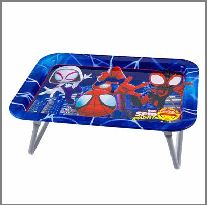 LAP TRAY DESK,17"L RECT SPIDEY & FRIENDS