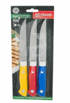 KNIFE SET,3pc9" S.S. 3ASST/PK