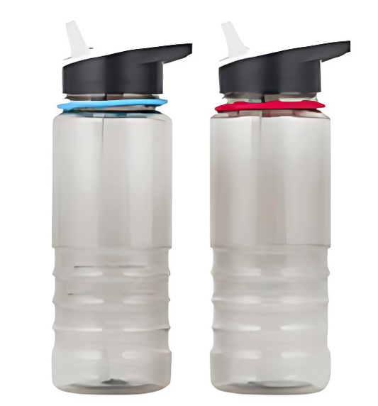 WATER BOTTLE,23.6oz BLK 2 ASST