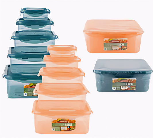 FOOD CONTAINER SET,5pc SQRw/LI