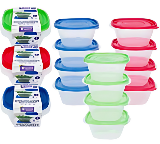 FOOD CONTAINER SET,4pc w/LID 4