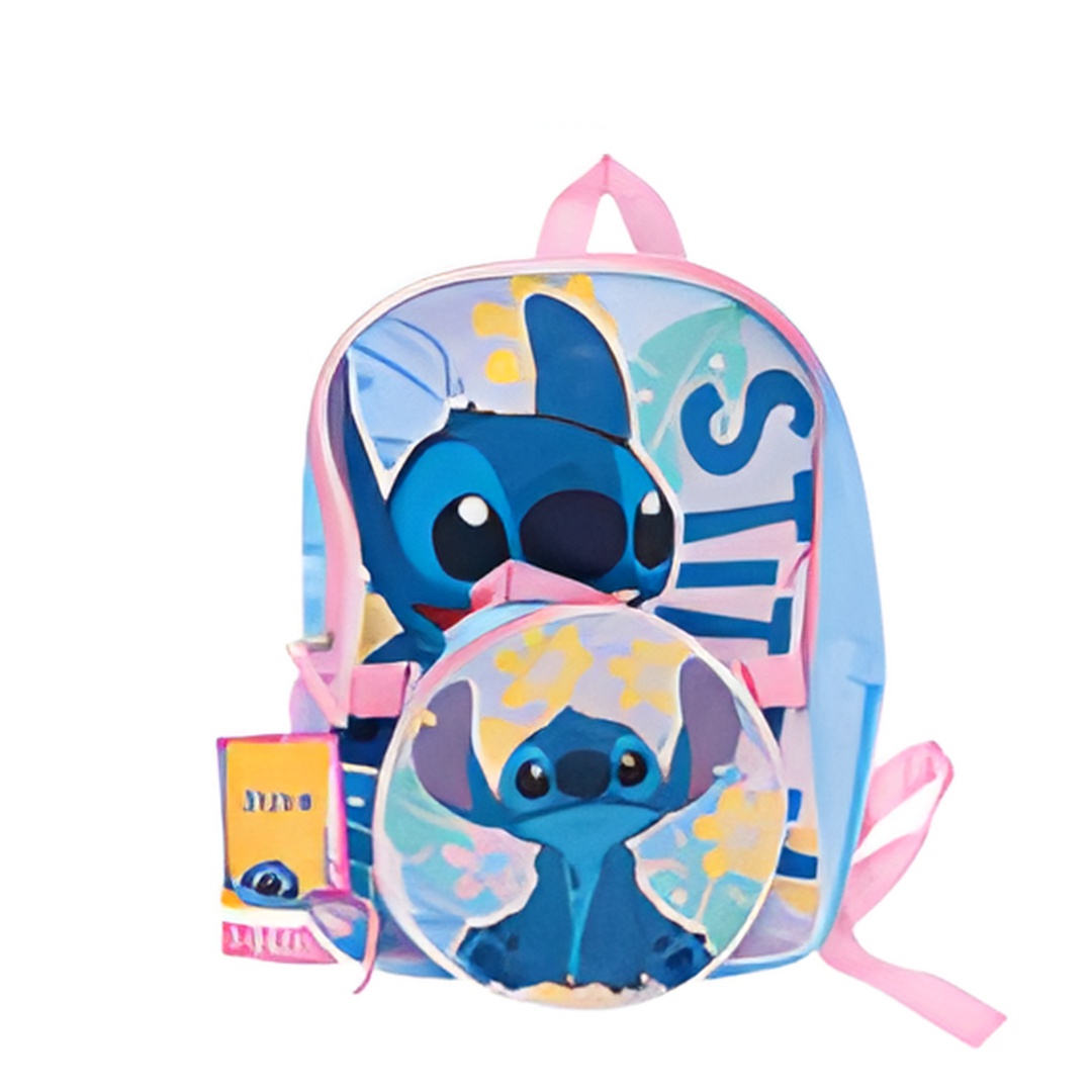 BACKPACK,15"STITCHwLunchBag