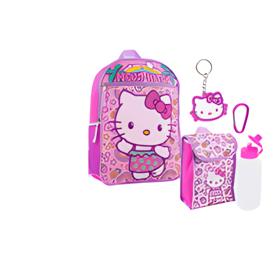BACKPACK,5pc16"HELLO KITTY MUL