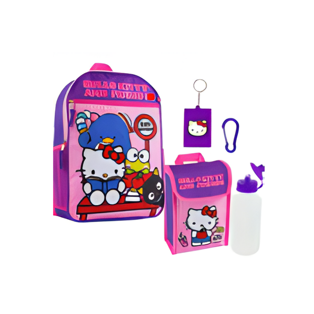 BACKPACK,5pc16"HELLO KITTY & FRIENDS