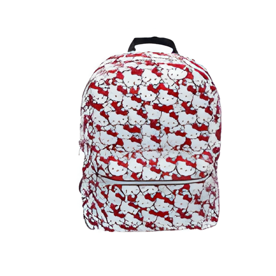 BACKPACK,16"PU LG HELLO KITTY