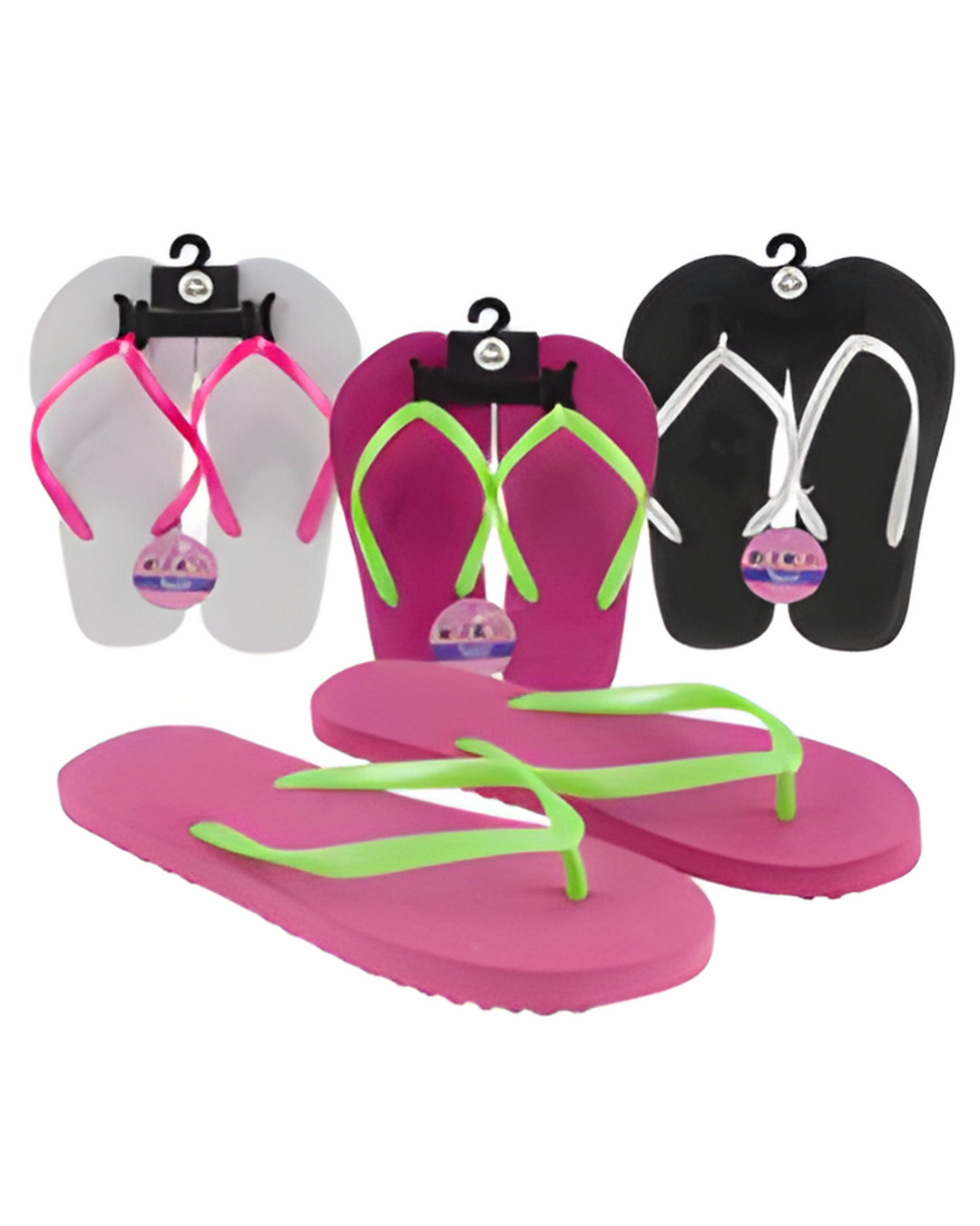 SANDALS,S/M/L LADIES 4AST COLO