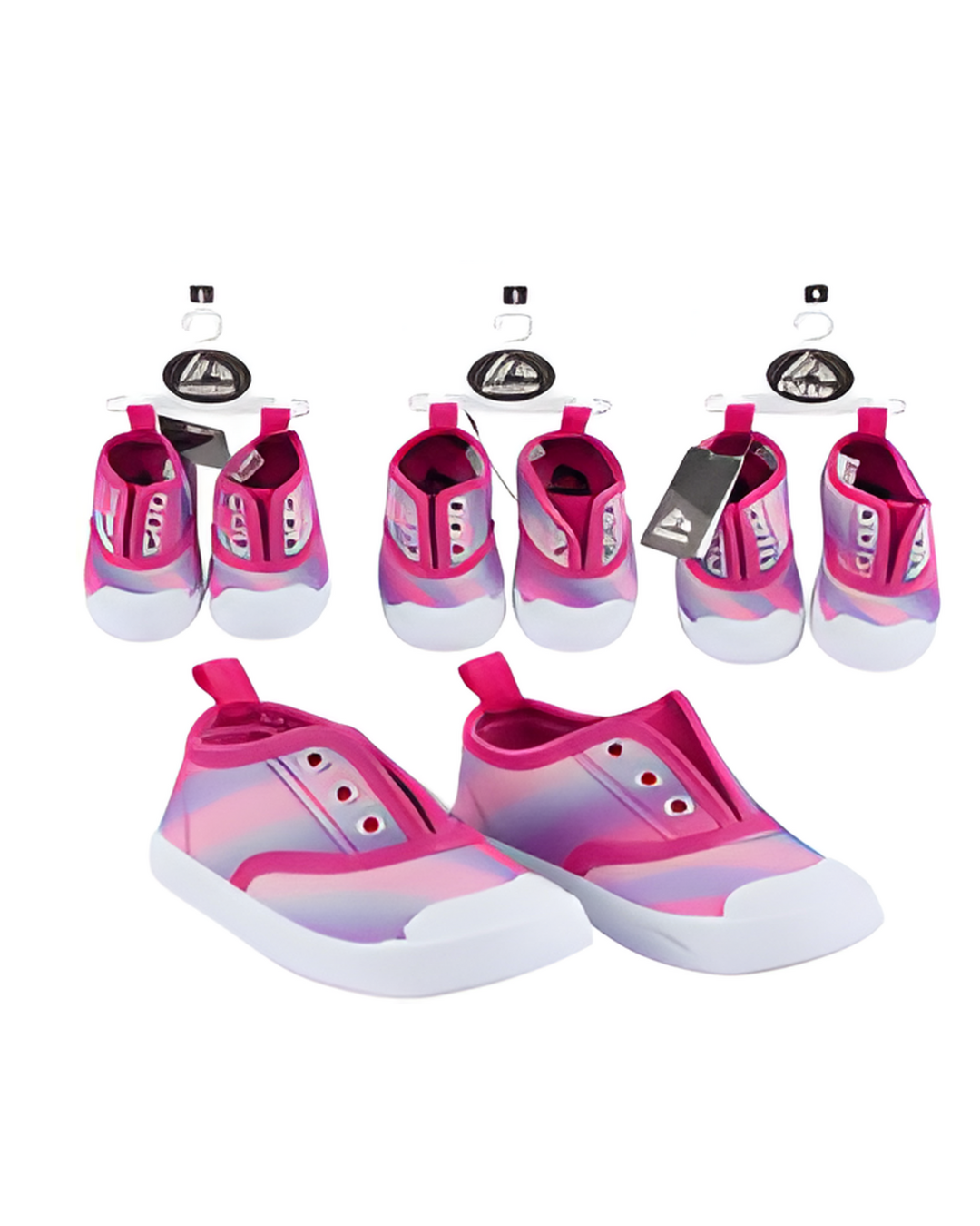 SHOES,2/4sz PINK/MULTI