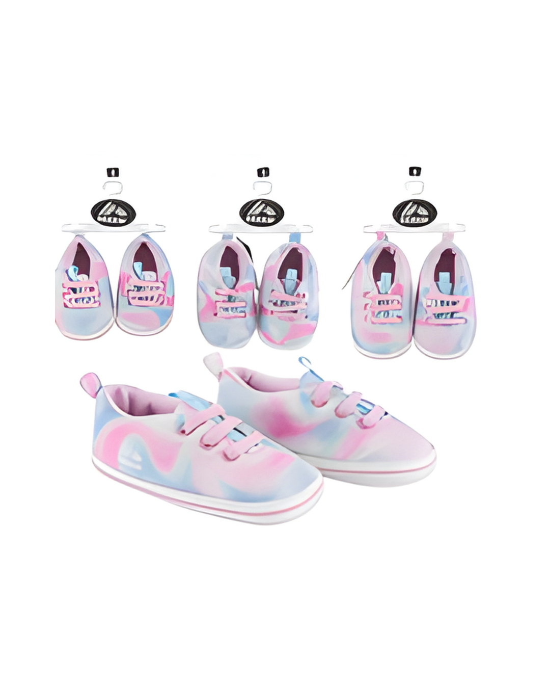 SHOES,2/4sz PINK/MULTI