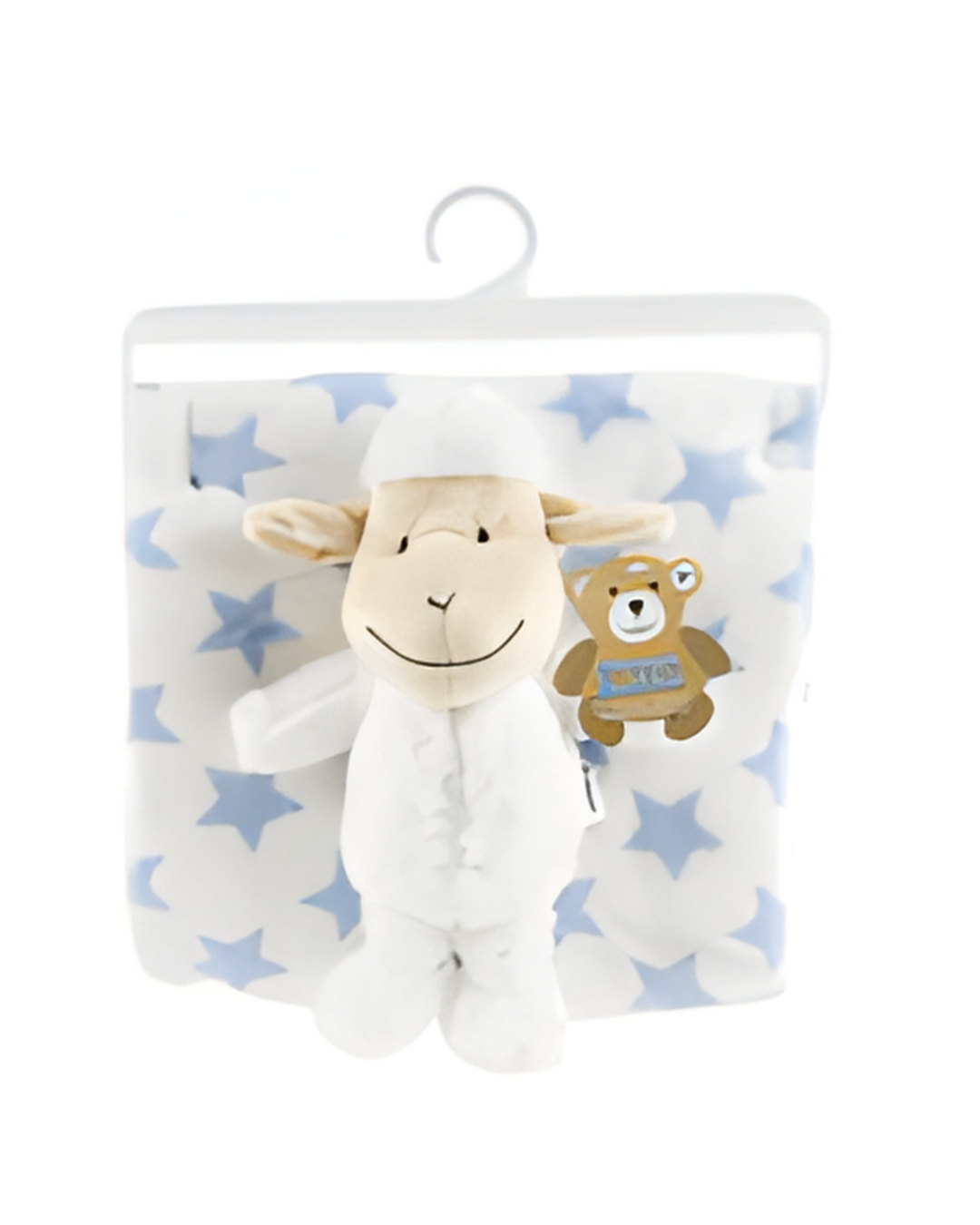 PLUSH BLANKET,30"x40" W/9"SHEE